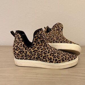 Steve Madden Leopard Print Ankle Booties